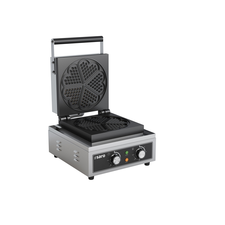 Wafelijzer 1,5 kW | Voor wafels in hartvorm